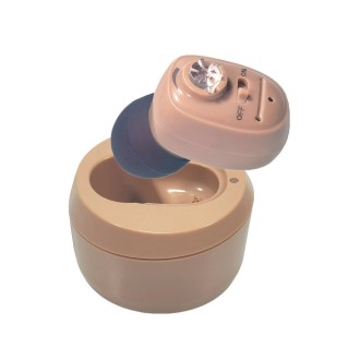 CIC Hearing Aids Rechargeable Invisible Wireless Hearing Aid Sound Amplifier(Skin Color)