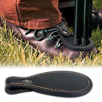 Hunting Tool Leather Toe Protection Placement Mat(Black)