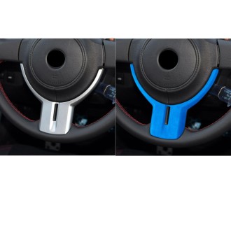 Car Suede Wrap Steering Wheel Decorative Cover for Subaru BRZ / Toyota 86, Left and Right Drive Universal(Sky Blue)