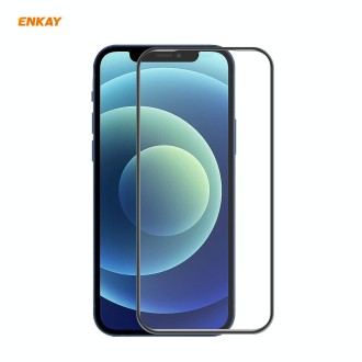 For iPhone 12 mini ENKAY Hat-Prince Anti-drop Full Glue Tempered Glass Full Screen Film Anti-fall Protector