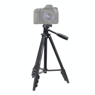 YUNTENG VCT-681 138cm SLR / Micro-SLR / Digital Cameras Tripod Stand, 4-Section Folding Aluminum Legs, Suitable for Canon / Niko