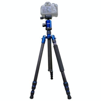 TRIOPO Oubao C-608S Adjustable Portable Carbon Fiber Tripod with Ball Head for SLR Camera