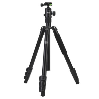 Fotopro F5 4-Section Quick Unlock Tripod Monopod with Ball Head (Black)