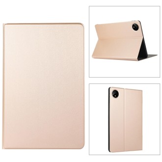 For vivo Pad 2 12.1 Voltage Elastic Texture Flip Tablet Leather Case(Gold)