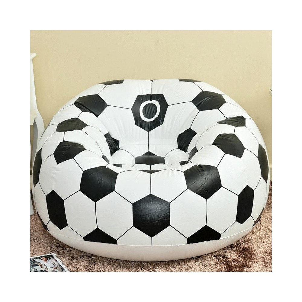 Fashion Casual Lazy Chair Creative Inflatable Sofa Single Stool(Football Sofa)