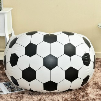 Fashion Casual Lazy Chair Creative Inflatable Sofa Single Stool(Football Sofa)