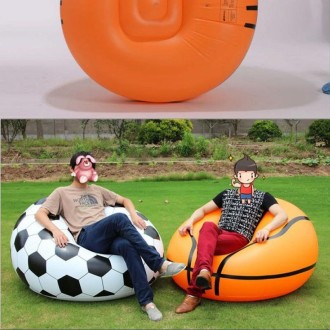 Fashion Casual Lazy Chair Creative Inflatable Sofa Single Stool(Football Sofa)