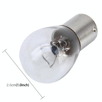 10 PCS 1156/BA15S 3W Car Turn Light with Glass Shell, DC 12V(Warm White)