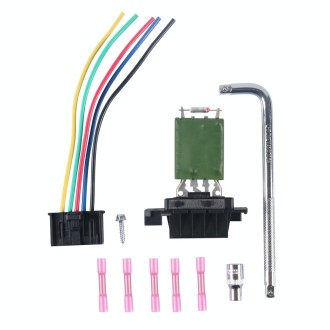 A6234 Car Blower Resistance Module Regulator with Cable + Tool Kit 13248240 for Fiat