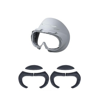 For PICO 4 Hibloks VR Glasses Face Cushion Widened Breathable Protector Pad, Spec: 2pcs PU Cotton