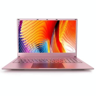 V8 15.6 inch Ultrathin Laptop, 16GB+128GB, Windows 11 Intel Jasper Lake N5095 Quad Core(Rose Gold)