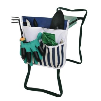 MTP-635 Gardening Bench Cart Tool Storage Bag(Blue White Stripe)