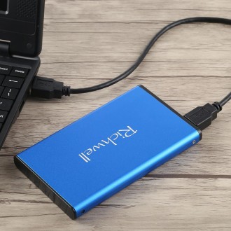 Richwell SATA R2-SATA-320GB 320GB 2.5 inch USB3.0 Super Speed Interface Mobile Hard Disk Drive(Blue)