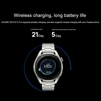 Original HUAWEI WATCH 3 Pro Smart Sports Watch, Color:Fashion Brown