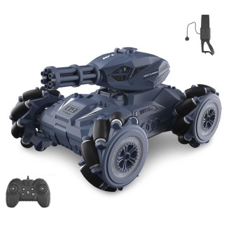 JJR/C Q126 Spray Bomb Drift Remote Control Car, Specification:Double Control Universal Wheel(Blue)