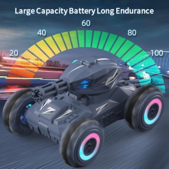 JJR/C Q126 Spray Bomb Drift Remote Control Car, Specification:Double Control Universal Wheel(Blue)