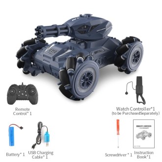 JJR/C Q126 Spray Bomb Drift Remote Control Car, Specification:Double Control Universal Wheel(Blue)