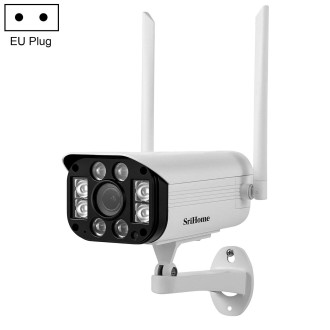 SriHome SH031 3.0 Million Pixels 1296P HD IP Camera, Support Two Way Talk / Motion Detection / Night Vision / TF Card, EU Plug