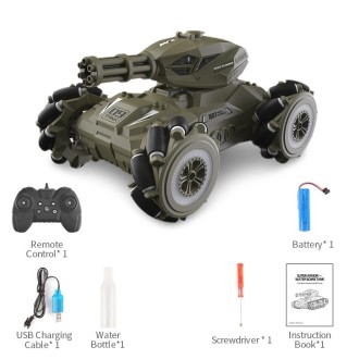 JJR/C Q126 Spray Bomb Drift Remote Control Car, Specification:Single Control Universal Wheel(Green)