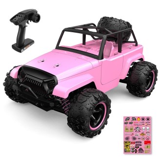 9304E 1:18 Full Scale Remote Control 4WD High Speed Car (Pink)