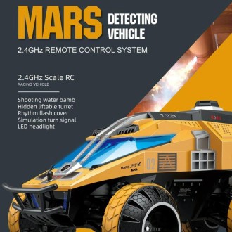 JJR/C Q118/Q119 Six-wheel RC Space Mars Exploration Vehicle(Yellow)