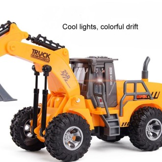 Wireless Remote Control 5-Way Charging Electric Engineering Vehicle Model(Bulldozer)