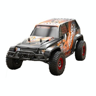 JJR/C Q39B 2.4G Four-wheel Drive High-speed Climbing Carbon Brush Motor RC Jeep(Orange)