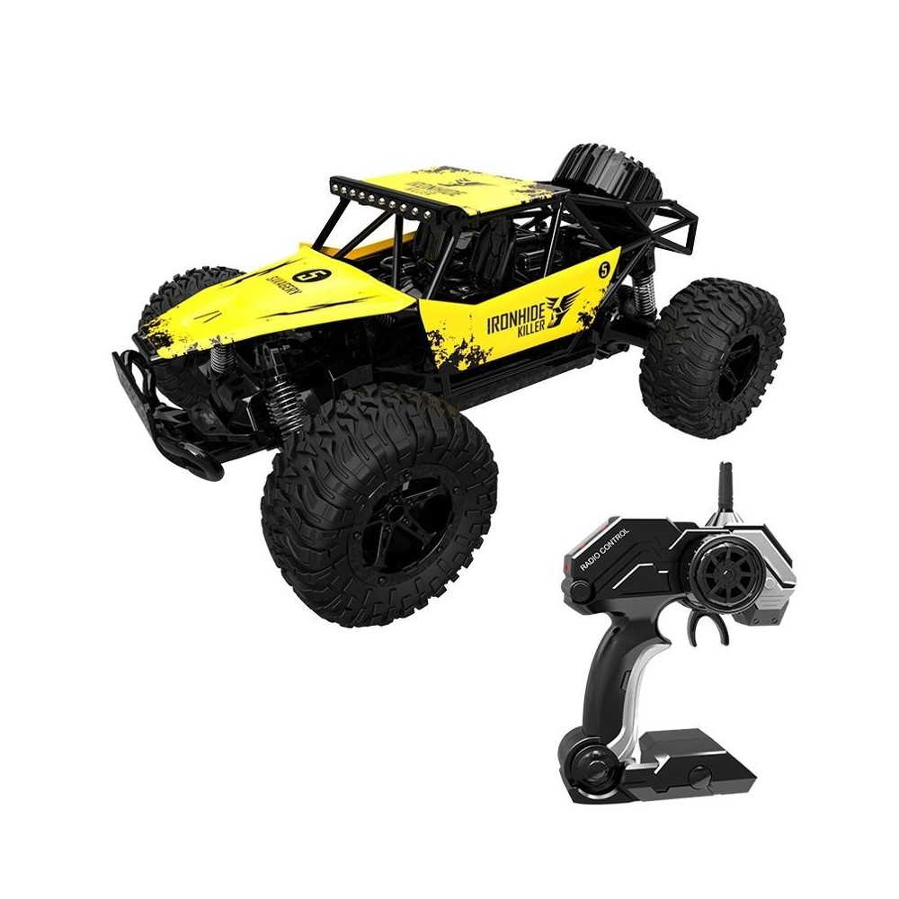 HELIWAY LR-R002 2.4G R/C System 1:16 Wireless Remote Control Drift Off-road Four-wheel Drive Toy Car(Yellow)