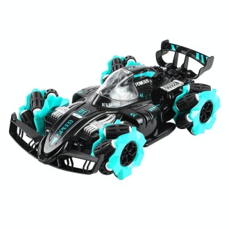 RD158-2 2.4G Four-Wheel Drive Horizontal Spray Remote Control Car(F1 Blue)