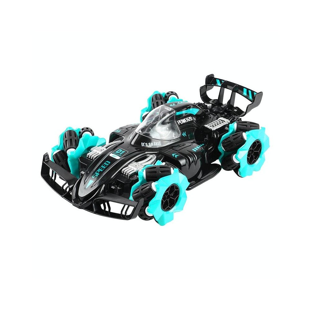 RD158-2 2.4G Four-Wheel Drive Horizontal Spray Remote Control Car(F1 Blue)