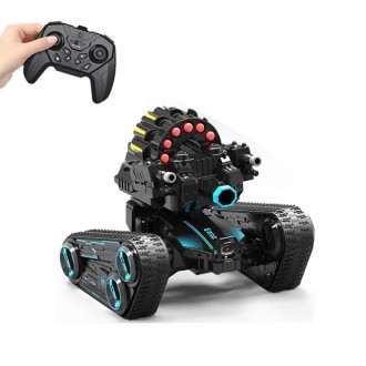 JJR/C 538 Gesture Sensing Remote Control Two-Wheel Tank Battle Spray Truck, Specification:Single Control(Blue)