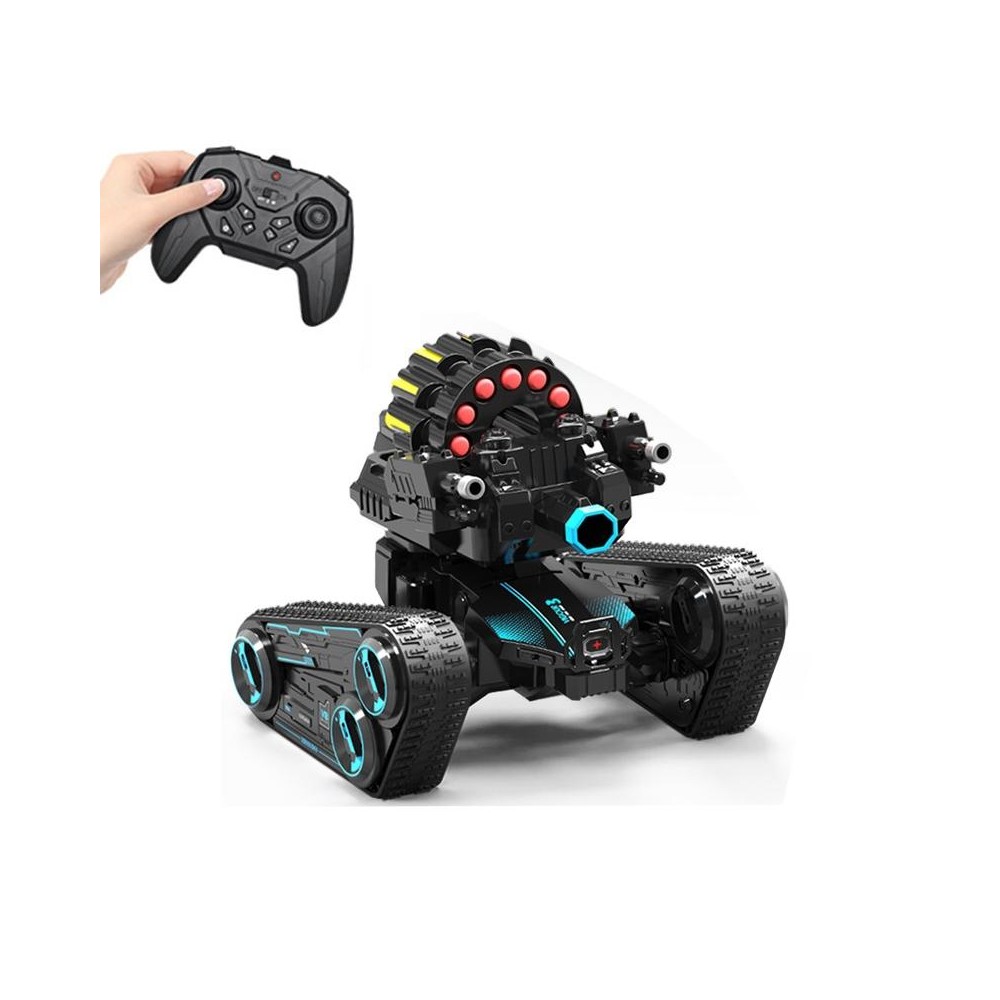 JJR/C 538 Gesture Sensing Remote Control Two-Wheel Tank Battle Spray Truck, Specification:Single Control(Blue)