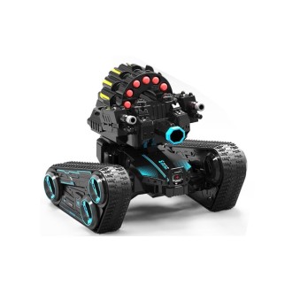 JJR/C 538 Gesture Sensing Remote Control Two-Wheel Tank Battle Spray Truck, Specification:Single Control(Blue)