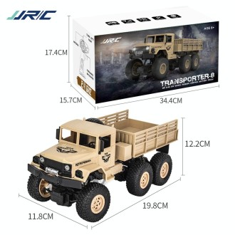 JJR/C 1:18 2.4Ghz 4 Channel Remote Control Dongfeng 8 Six-wheeled Armor Truck Vehicle Toy(Green)