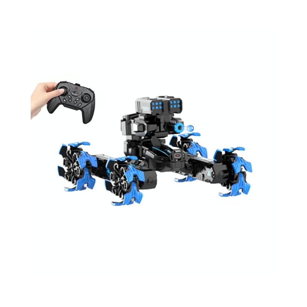 DM-528 Four-wheel Battle Blooming Tire Spray Remote Control Car, Specification:Single Control Water Bomb(Blue)