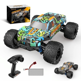 9000E 1:14 Full Scale Remote Control 4WD High Speed Car(Graffiti Blue)