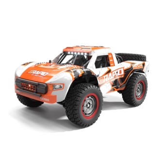 JJR/C Q130 Full-scale Brushless Four-wheel Drive High-speed Pickup RC Car(Orange)