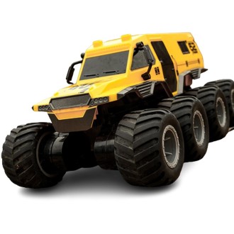 JJR/C Q137 Eight-Wheel Amphibious RC Vehicle(Yellow)