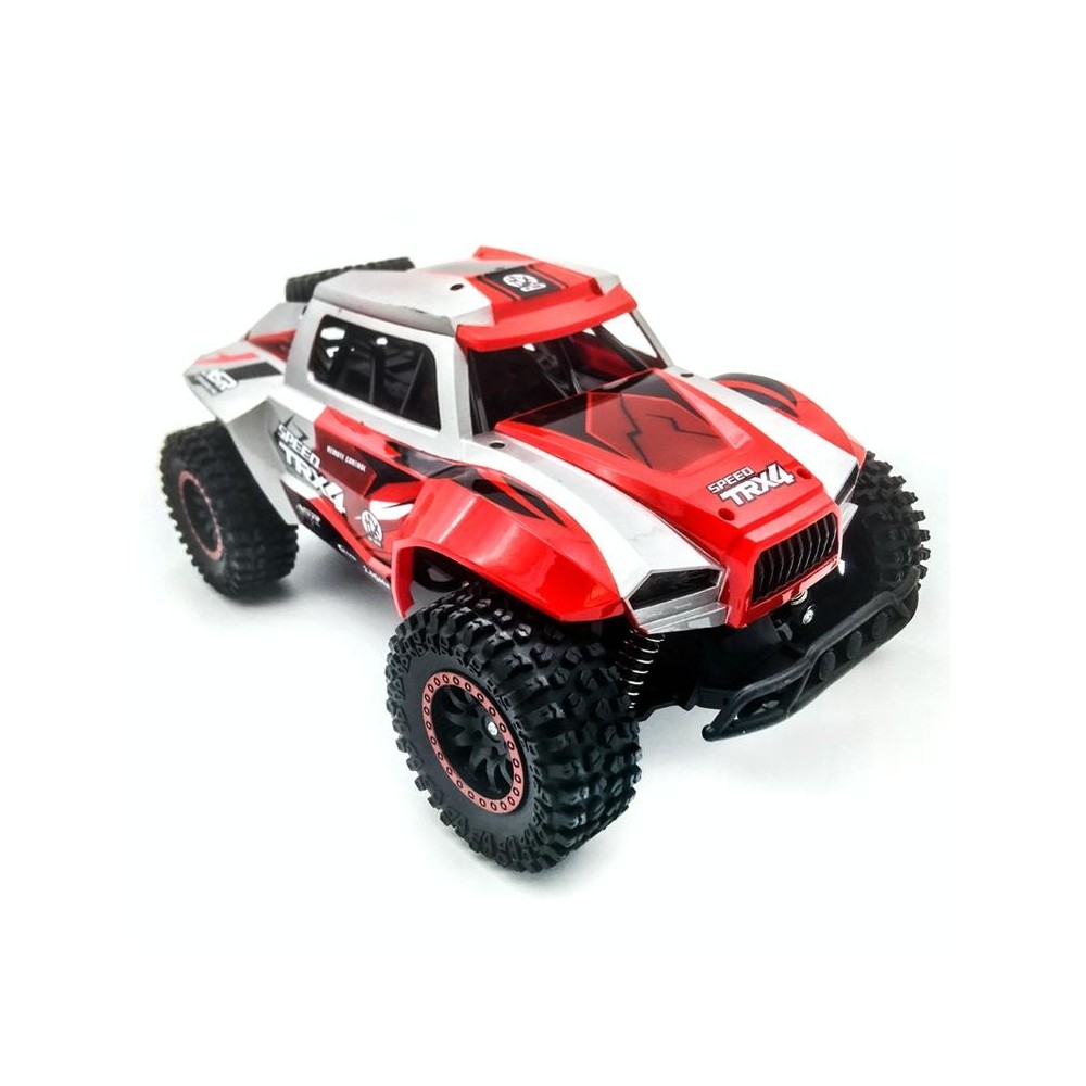 608 2.4GHz High-speed Electric Remote Control Car Off-road Vehicle Toy(Red)