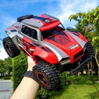 608 2.4GHz High-speed Electric Remote Control Car Off-road Vehicle Toy(Red)