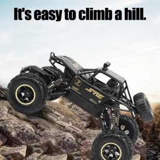 2.4GHz 4WD Double Motors Off-Road Climbing Car Remote Control Vehicle, Model:9268 (Black)