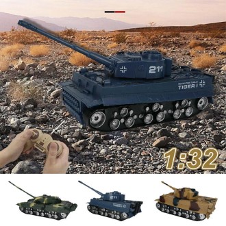 MoFun 369  Remote Control Tank 1:32 Four-way RC Vehicle(Green)