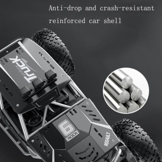 JZRC Alloy Remote Control Off-Road Vehicle Charging Remote Control Car Toy For Children Large Alloy Silver