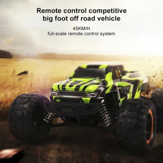 SG-1601 Brush Version 2.4G Remote Control Competitive Bigfoot Off-road Vehicle 1:16 Sturdy and Playable Four-wheel Drive Toy Car