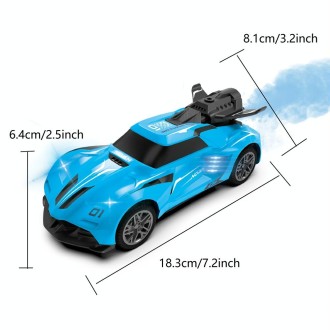 SL-354A 27 Frequency 1:24 Light Spray Remote Control Car Toy Model(Rose Red)