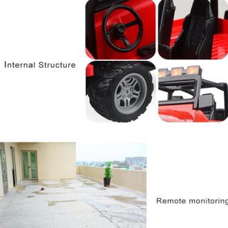 Electric Children Four-Way Remote Control Car Toy Model Toy, Proportion: 1:18(Red SUV 6061)