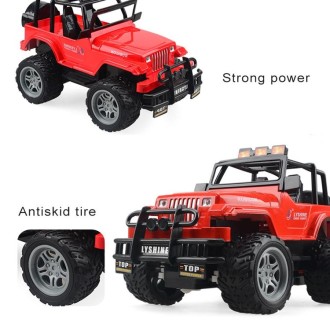 Electric Children Four-Way Remote Control Car Toy Model Toy, Proportion: 1:18(Red SUV 6061)