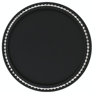 11cm Car Ornaments Anti-slip Mat High Temperature Resistant Perfume Base(Black)