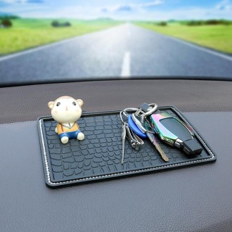 Car Storage Mat Anti-slip Mat for Mobile Phone Ornaments, Style: With Diamond