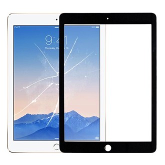 Front Screen Outer Glass Lens for iPad Air 2 / A1567 / A1566 (Black)